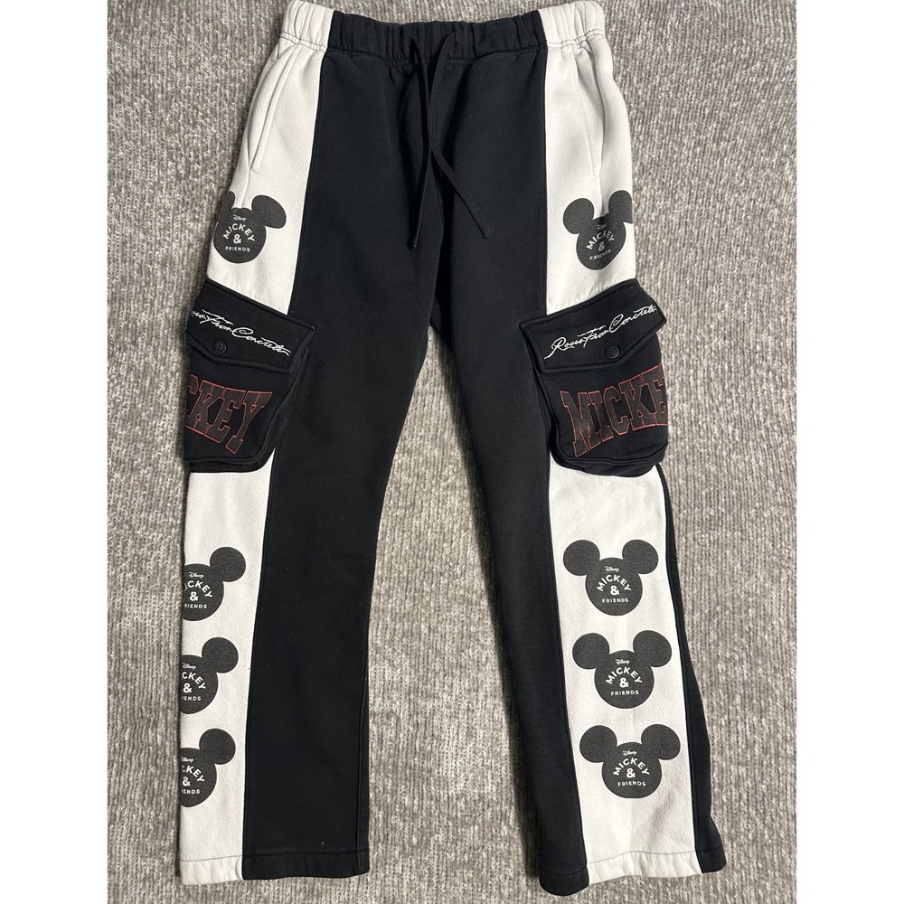 Civil Regime X Disney Mickey & Friends Collab Cargo Sweatpants Size Medium
